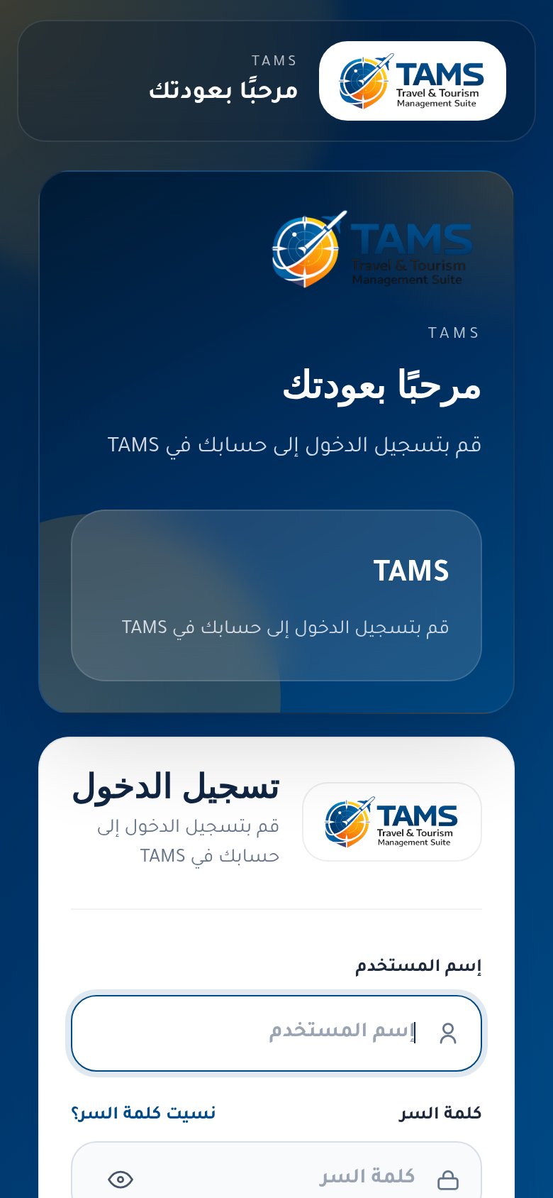 TAMS Travel ERP — 4